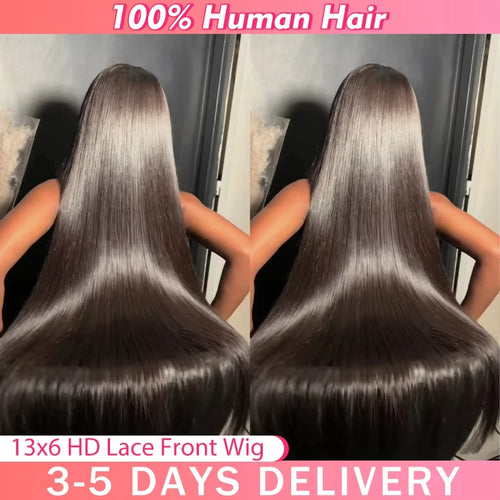 30 Inch 200 Density Straight Human Hair Wigs 13x6 Hd Lace Frontal Wig 360 Lace Front Wig 13x4 Lace Front Wig For Black Women